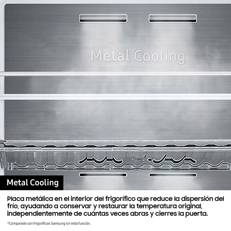 Frigorífico combi Samsung RB38C776ASR/EF – Twin Cooling, No Frost, 387 L