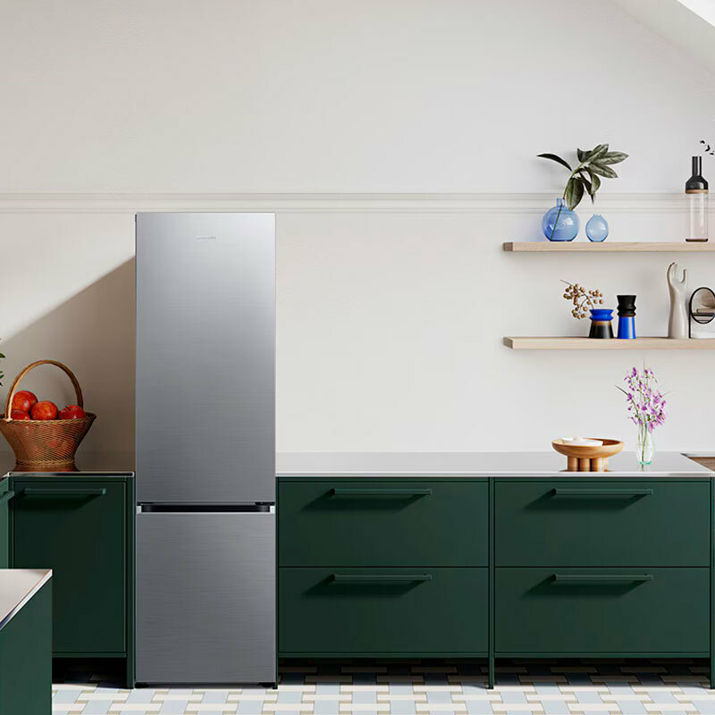 Frigorífico Combi Samsung RB38C7AGWS9/EF – 387 L, No Frost Twin Cooling, Wi‑Fi SmartThings