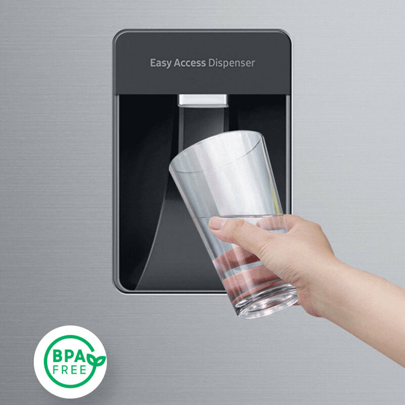 Frigorífico americano Samsung RF48A401EM9/EF – 488 L, Total No Frost, Dispensador agua y hielo