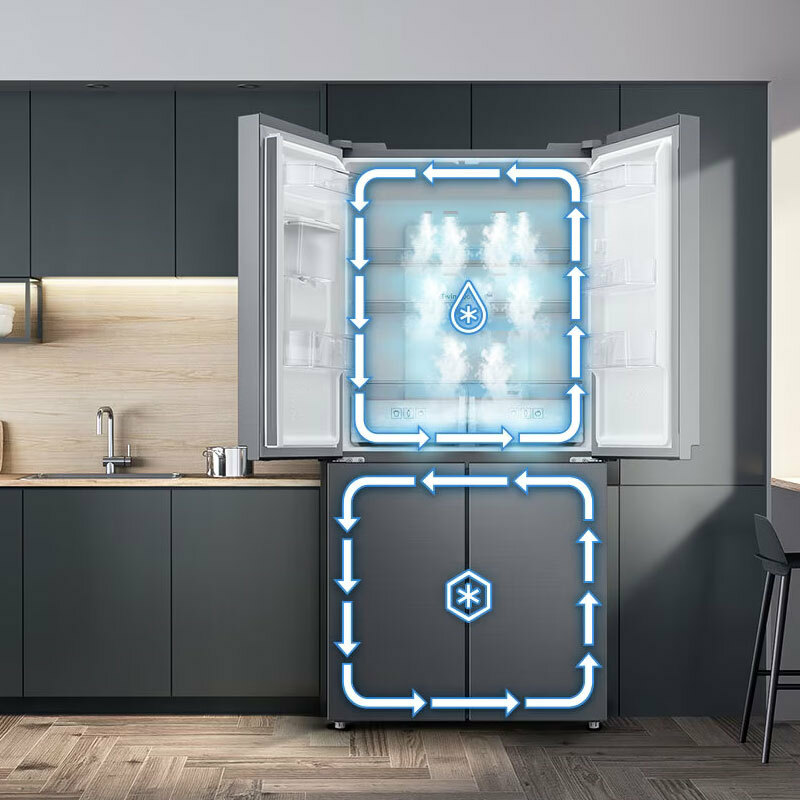 Frigorífico americano Samsung RF48A401EM9/EF – 488 L, Total No Frost, Dispensador agua y hielo