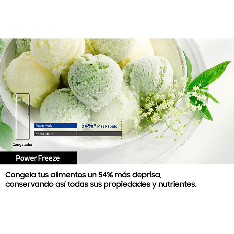 Congelador vertical Samsung BESPOKE RZ32A748522/EF – 323 L, No Frost, Convertible