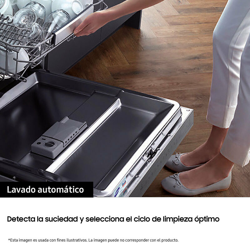 Lavavajillas integrable Samsung DW60M6050BB/EO – 14 servicios, 44 dB, media carga