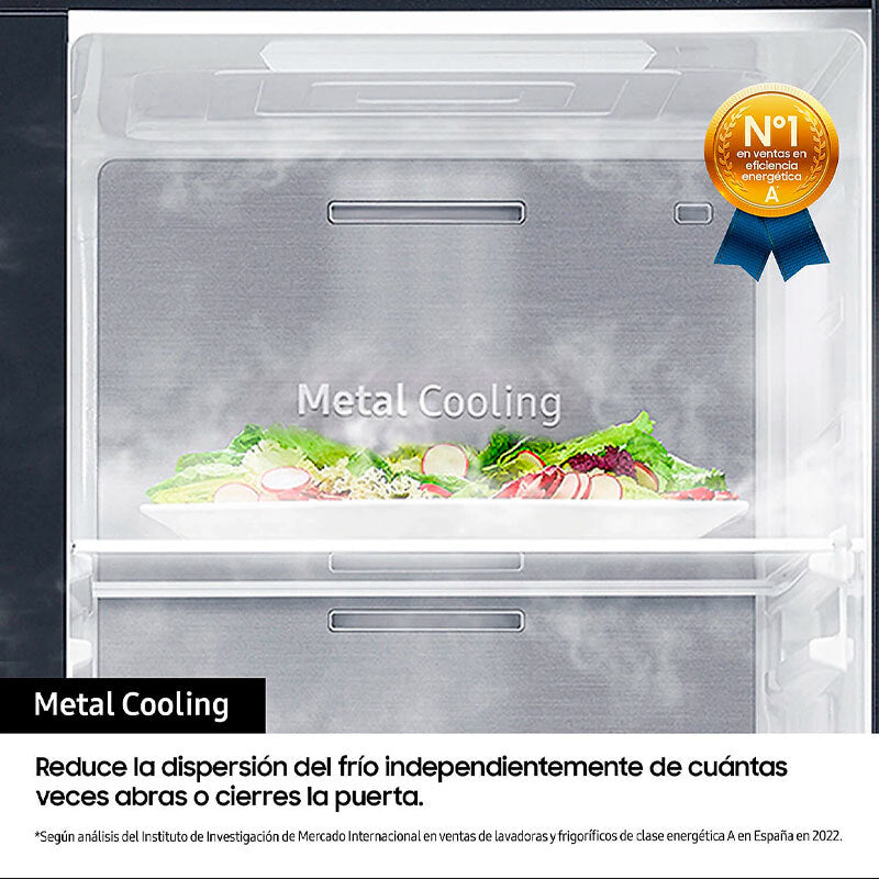 Frigorífico americano Samsung RF50N5970B1/ES – 535 L, No Frost, Compresor Digital Inverter