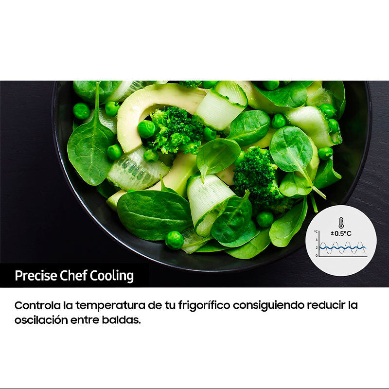 Frigorífico americano Samsung RF50N5970B1/ES – 535 L, No Frost, Compresor Digital Inverter