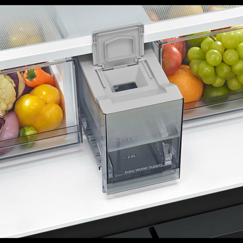 Frigorífico americano French Door Samsung RF59C700EB1/ES – 649 L, Ice Maker sin fontanería, Digital Inverter SmartThings AI