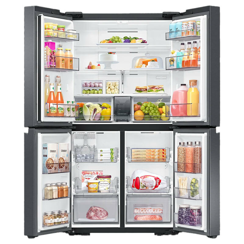 Frigorífico americano French Door Samsung RF59C700EB1/ES – 649 L, Ice Maker sin fontanería, Digital Inverter SmartThings AI