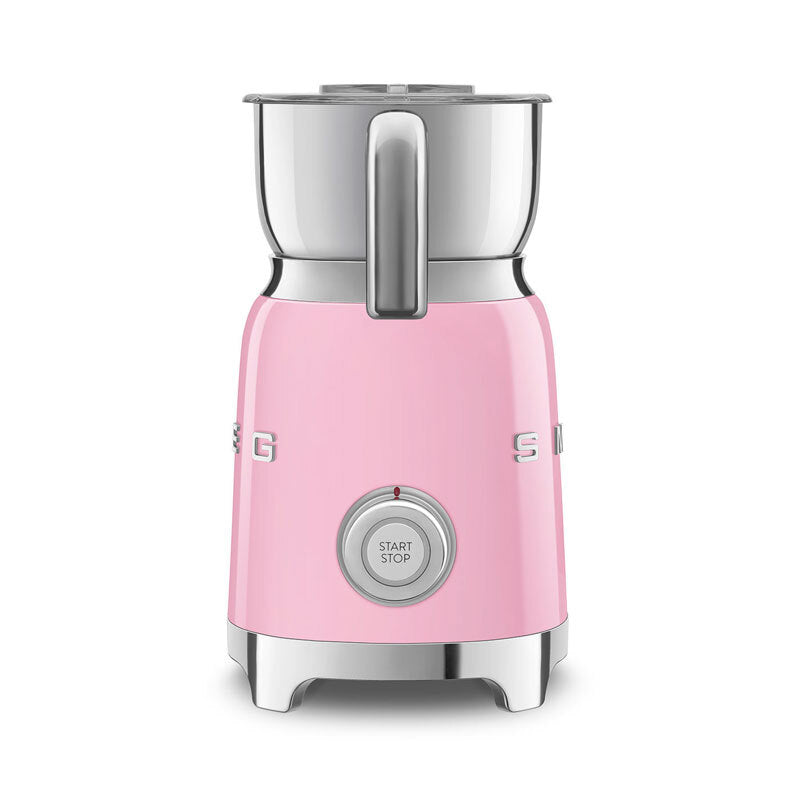 Espumador de leche Smeg MFF11PKEU – Inducción, Espuma caliente y fría, 600 ml