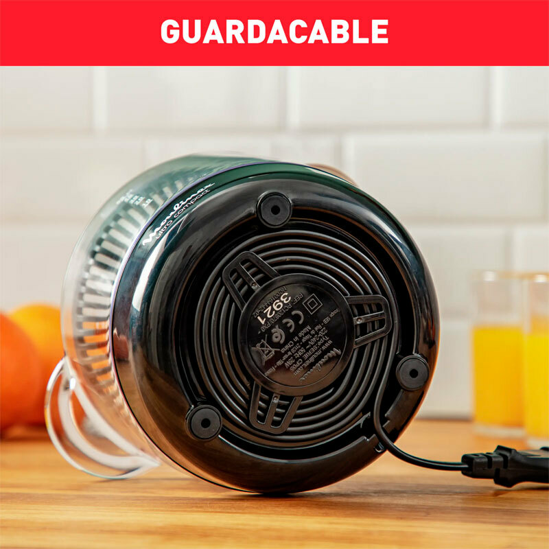 Exprimidor eléctrico Moulinex Ultracompact PC120870 – 25 W, 0,45 L, apto lavavajillas