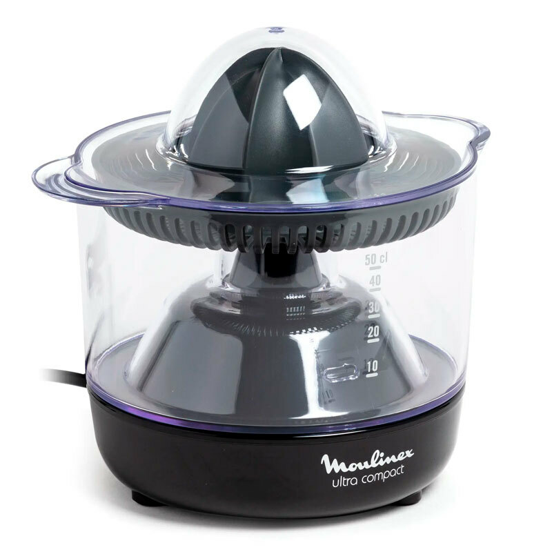 Exprimidor eléctrico Moulinex Ultracompact PC120870 – 25 W, 0,45 L, apto lavavajillas