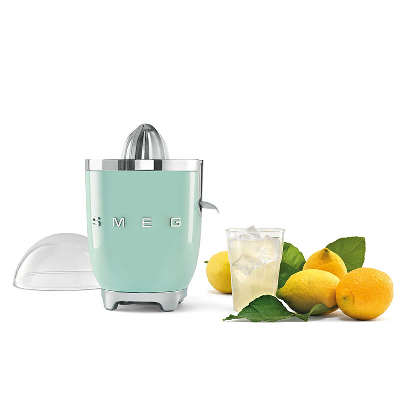 Exprimidor eléctrico Smeg CJF11PGEU – 70 W, Antigoteo, Piezas lavavajillas