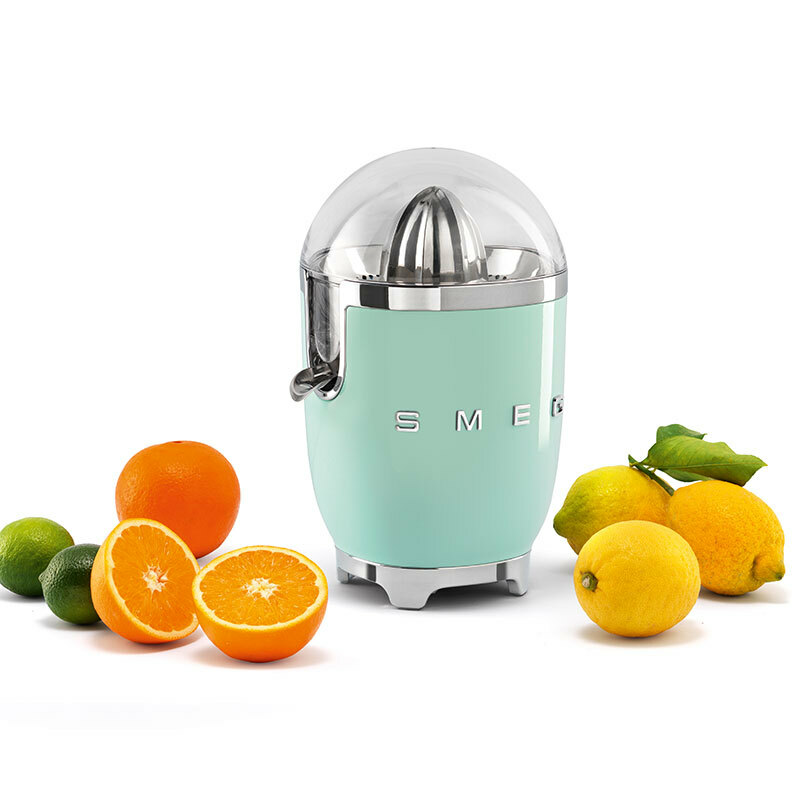 Exprimidor eléctrico Smeg CJF11PGEU – 70 W, Antigoteo, Piezas lavavajillas