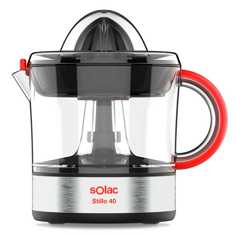Exprimidor eléctrico Solac EX6153 Stillo 40 – 0,7 L, Regulador de pulpa, Apto lavavajillas