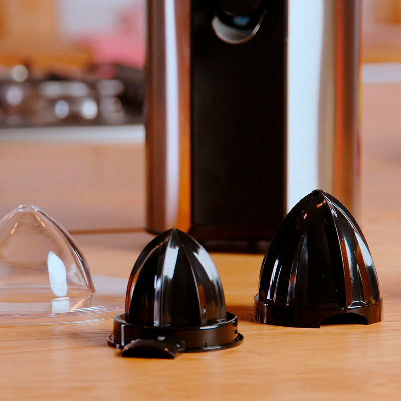 Exprimidor eléctrico Solac EX6170 – 100 W, Acero inoxidable, Antigoteo