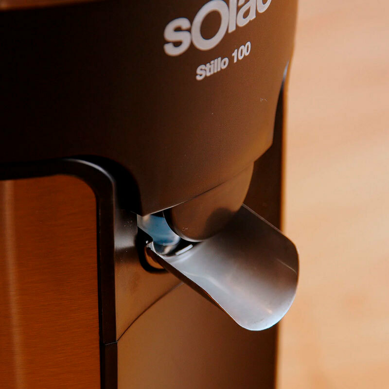 Exprimidor eléctrico Solac EX6170 – 100 W, Acero inoxidable, Antigoteo