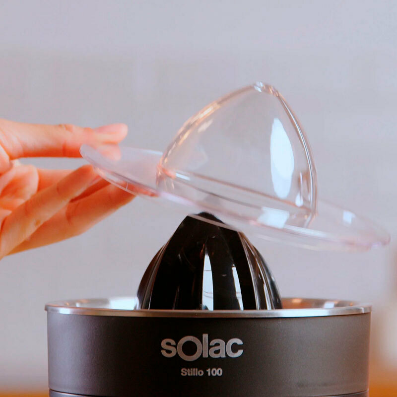 Exprimidor eléctrico Solac EX6170 – 100 W, Acero inoxidable, Antigoteo