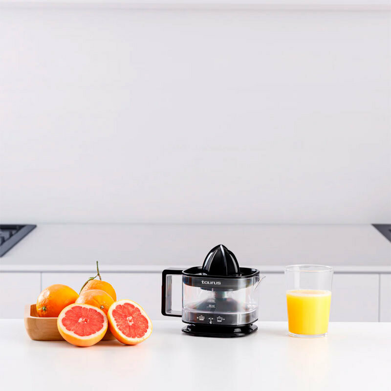 Exprimidor eléctrico Taurus TC-350 Nero – 0,35 L, 25 W, Regulador de pulpa