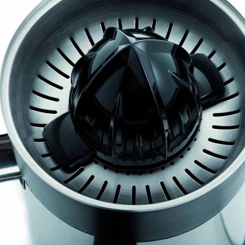 Exprimidor eléctrico WMF STELIO – Cromargan 18/10, 85 W, Piezas aptas lavavajillas