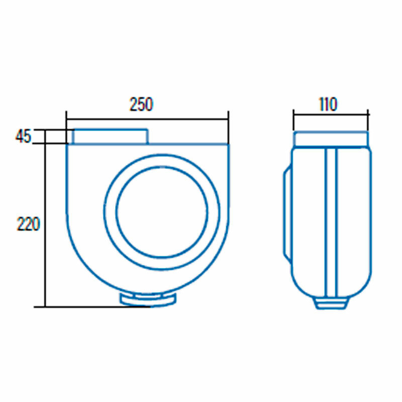Extractor integrable Cata GS-400 M – 290 m³/h, 52 dB, Clase B