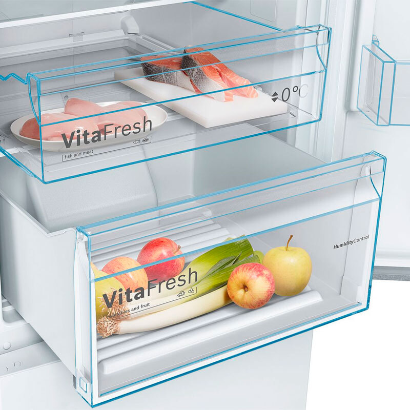 Frigorífico combi Bosch KGN39VWEB – Total No Frost, VitaFresh, 368 L