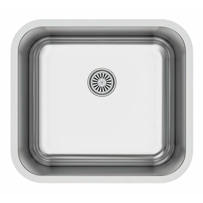 Fregadero bajo encimera CATA CBP 45-40 – Acero AISI 304 satinado, 49,5x44,5 cm, Prof. 20 cm