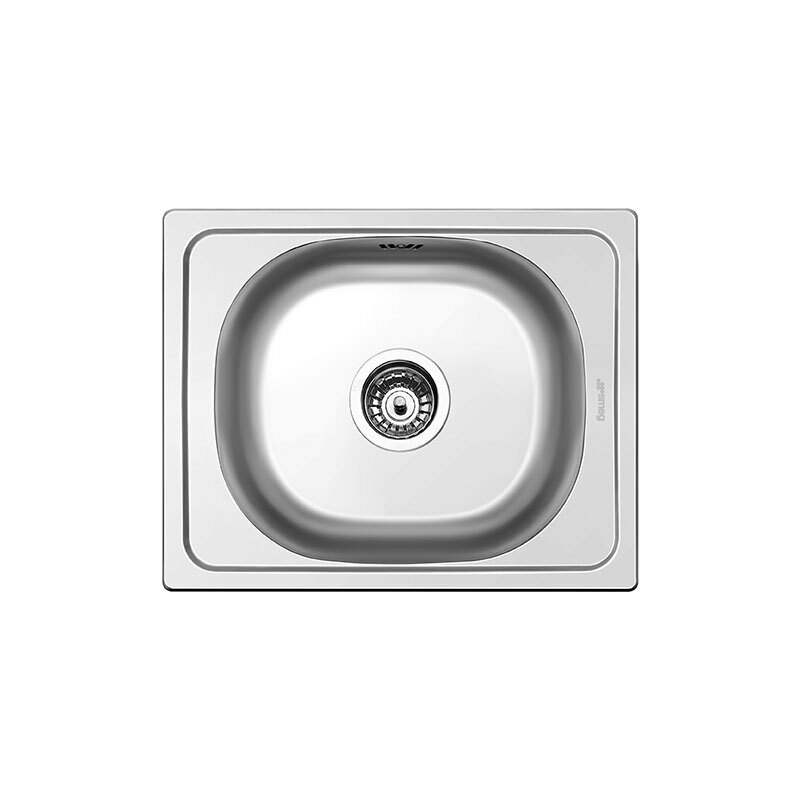 Fregadero Smeg LYP401 – Enrasado, 1 cubeta profunda, Acero inoxidable