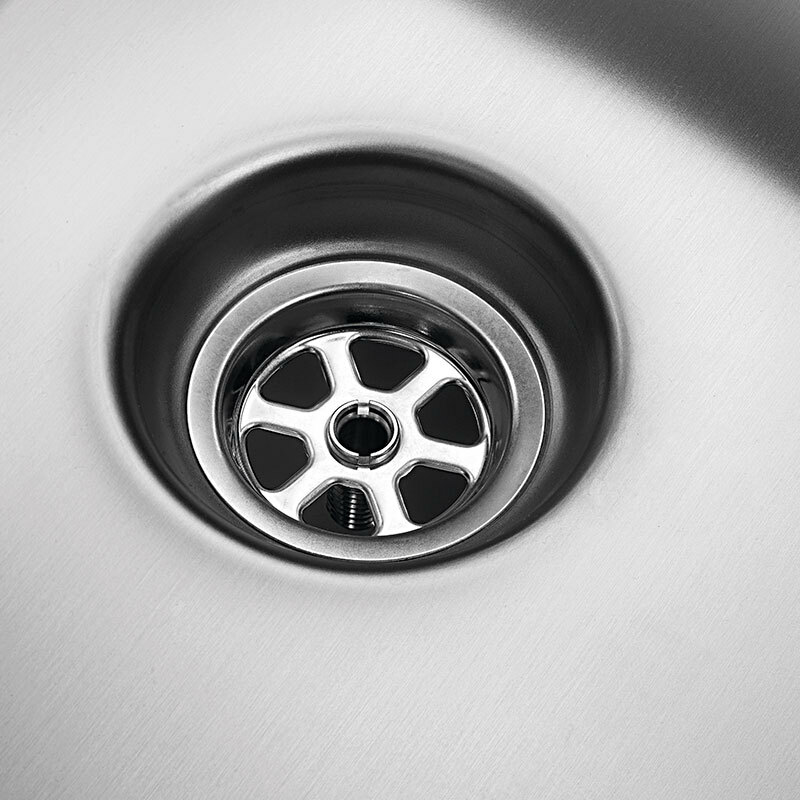 Fregadero Smeg VR12S3434 – Doble cubeta, AISI 304 cepillado, Filotop/encastrado 74 cm