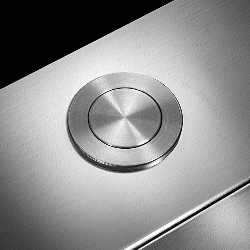 Fregadero acero inoxidable Smeg VR12S50 – Enrasado/encastrado, 1 cubeta 50x40x20 cm, AISI 304 cepillado