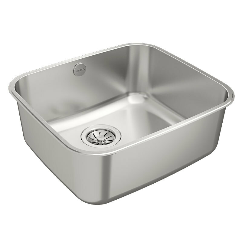 Fregadero bajo encimera Teka BE 45.40 – Acero inoxidable 18/10, cubeta 20 cm, insonorizado