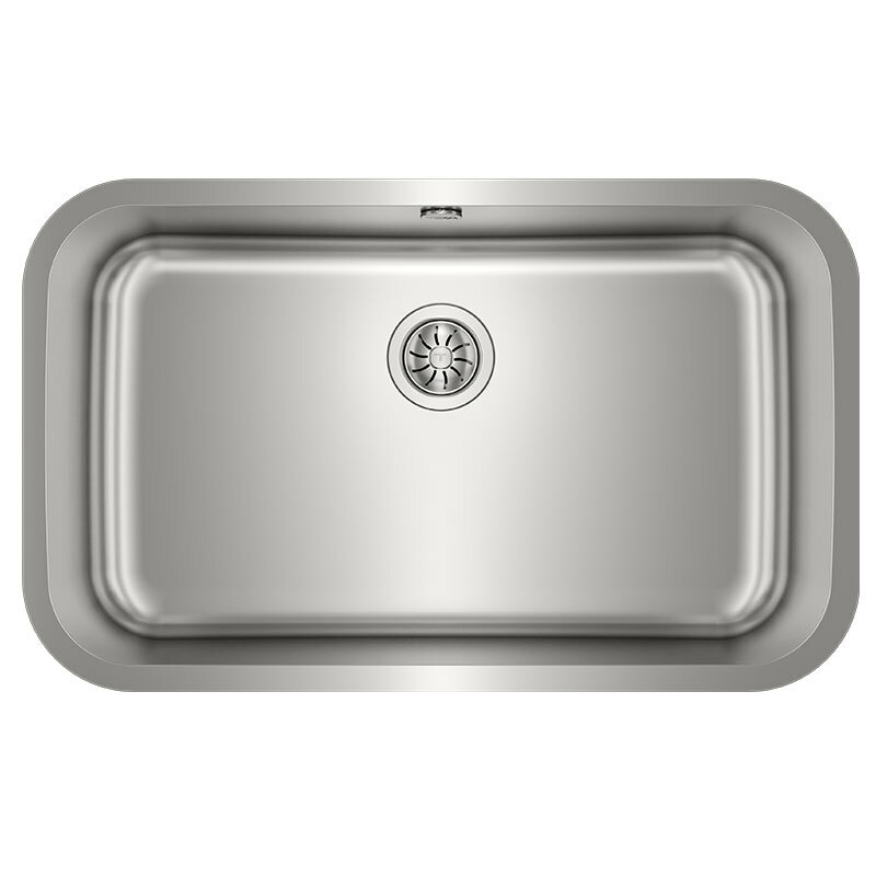 Fregadero bajo encimera Teka BE 74.43-20 1C – Cubeta XXL, Profundidad 20 cm, Acero inoxidable pulido