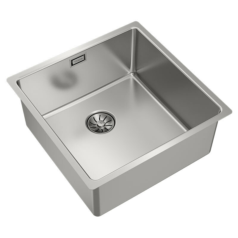 Fregadero 1 cubeta Teka BE LINEA RS15 40.40 PureClean – Bajo encimera, Acero inox 18/10, Cubeta 200 mm