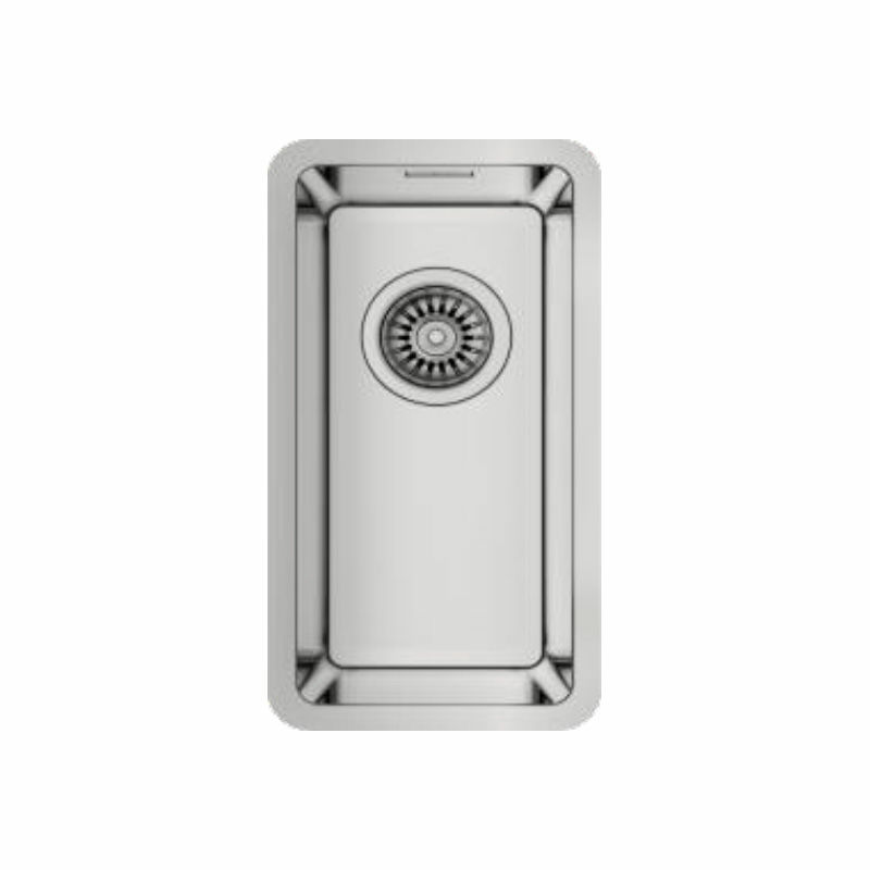 Fregadero bajo encimera Teka Be Linea RS15 18.40 – Inox, Cubeta profunda 14 cm, SilentSmart