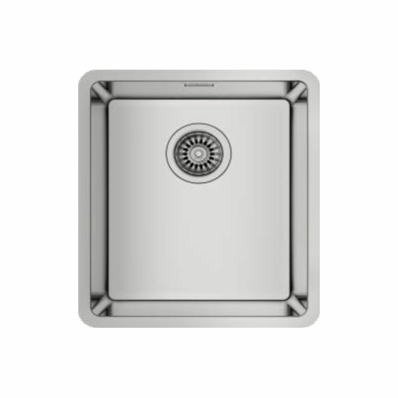 Fregadero bajo encimera Teka BE Linea RS15 34.40 – Acero inoxidable 18/10, Cubeta 20 cm, SilentSmart antirruido