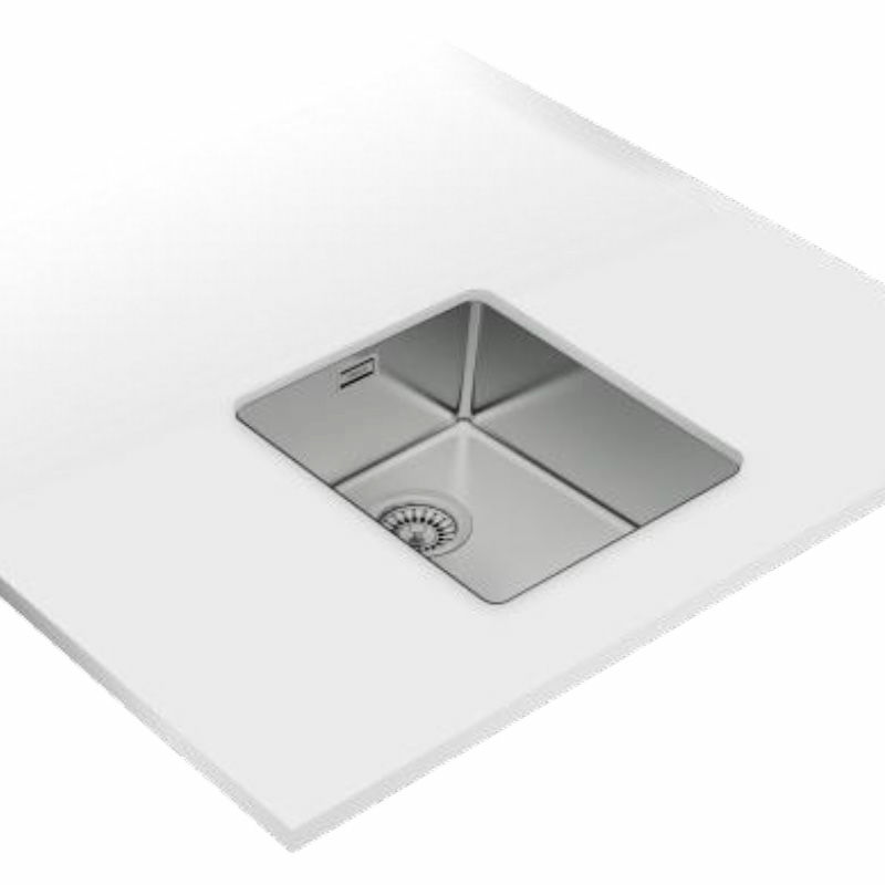 Fregadero bajo encimera Teka BE Linea RS15 34.40 – Acero inoxidable 18/10, Cubeta 20 cm, SilentSmart antirruido