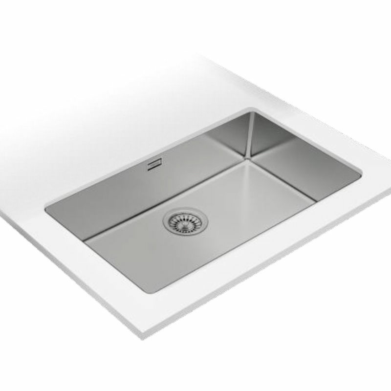 Fregadero bajo encimera Teka BE Linea RS15 71.40 – Acero inoxidable, Ancho 75 cm, SilentSmart