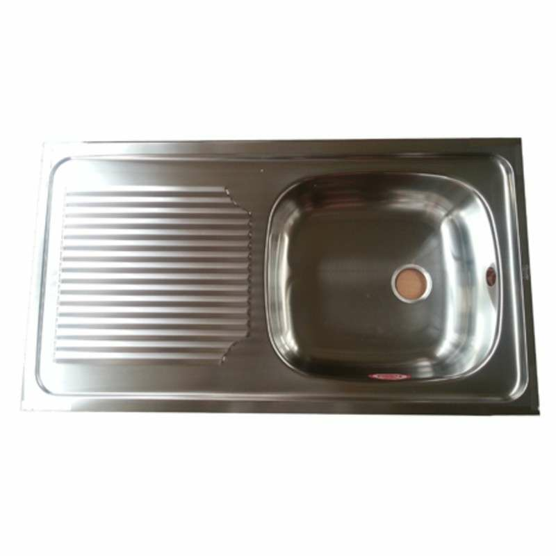 Fregadero de encastre Teka E-50 800.440 1C 1E – Acero inoxidable, 1 cubeta con escurridor reversible, 80x44 cm