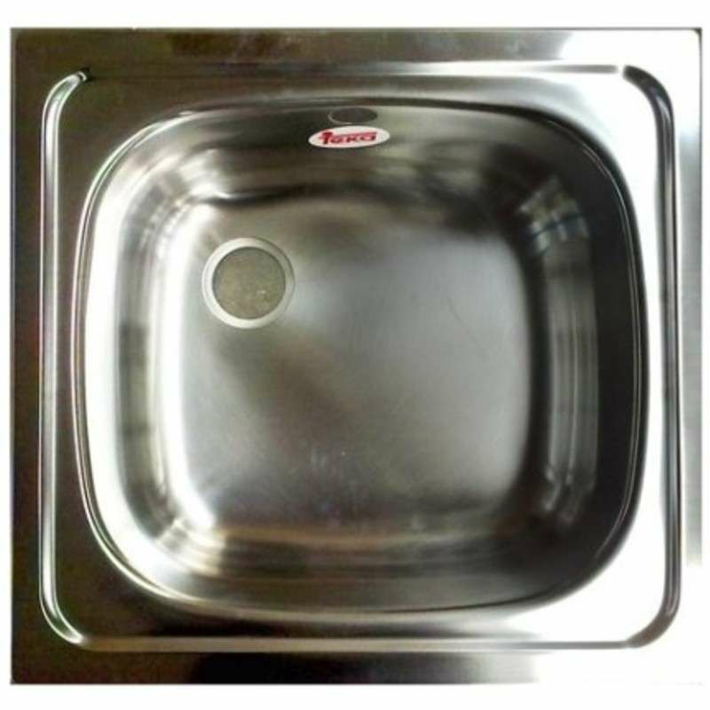 Fregadero encastrado Teka E-50 1C – Acero inoxidable 18/10, Cubeta 370x340 mm, Insonorizado