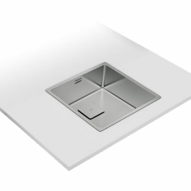 Fregadero 1 cubeta Teka FlexLinea RS15 40.40 – Acero inox 18/10, Enrasado/encastre/bajo encimera, Prof. 20 cm