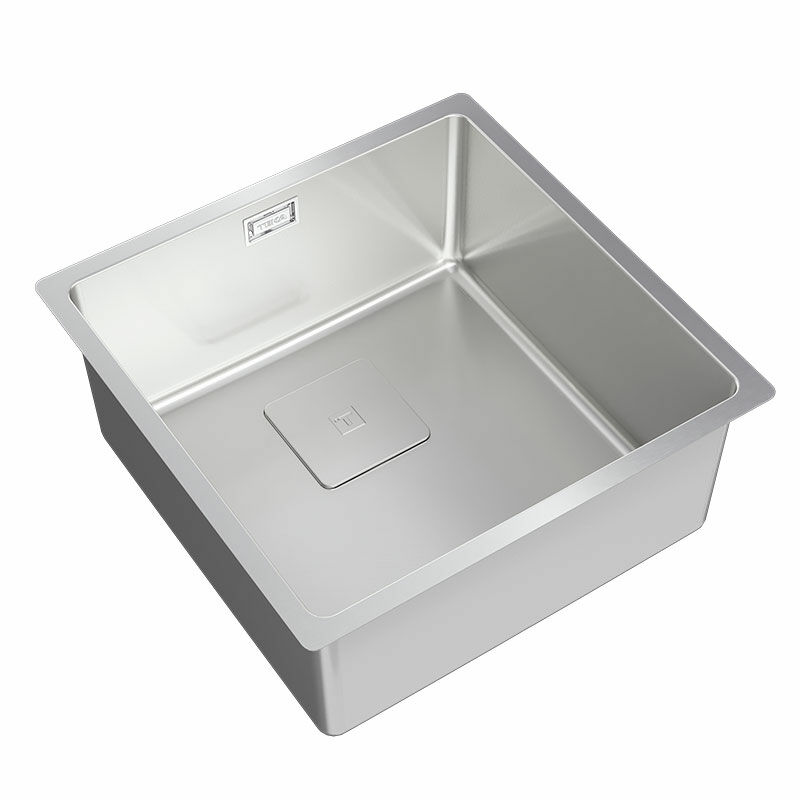 Fregadero 1 cubeta Teka FlexLinea RS15 40.40 M-XT 1C PureClean – Acero inox SoftTexture, Profundidad 20 cm, Instalación enrasado/encastrado