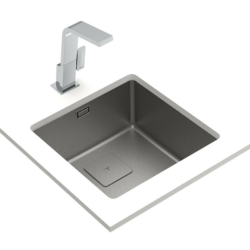 Fregadero Teka FlexLinea RS15 40.40 Fortinox – 1 cubeta, Acero inoxidable satinado, Enrasado/encastrado