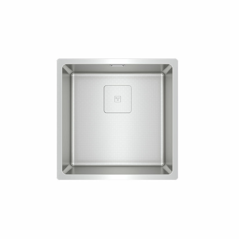 Fregadero 1 cubeta Teka FlexLinea RS15 40.40 M-XT 1C PureClean – Acero inox SoftTexture, Profundidad 20 cm, Instalación enrasado/encastrado