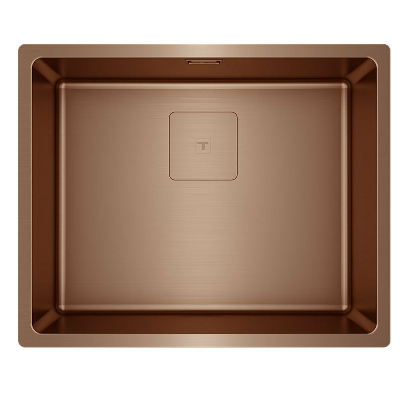 Fregadero Teka FlexLinea RS15 50.40 – Enrasado/encastrado, Cobre PVD, 1 cubeta
