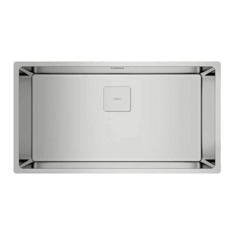 Fregadero 1 cubeta Teka FlexLinea RS15 71.40 – Acero inox satinado, Prof. 20 cm, Instalación triple