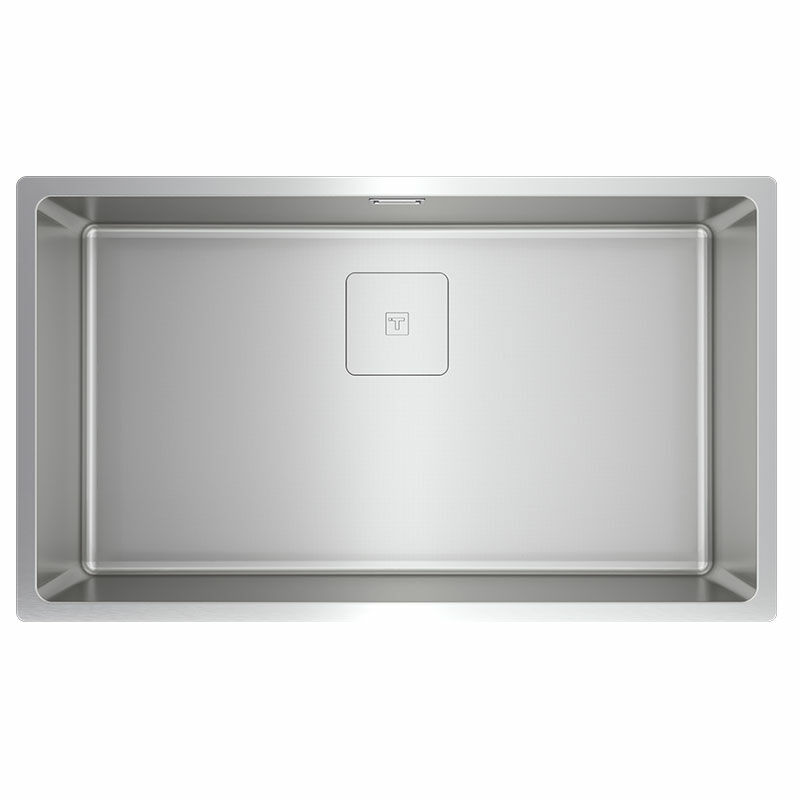Fregadero 1 cubeta Teka FlexLinea RS15 71.40 M-XT PureClean – Acero 18/10, PureClean SoftTexture, Sobre encimera