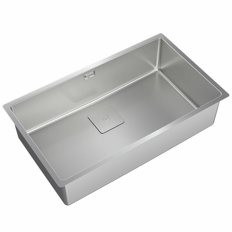 Fregadero 1 cubeta Teka FlexLinea RS15 71.40 M-XT PureClean – Acero 18/10, PureClean SoftTexture, Sobre encimera