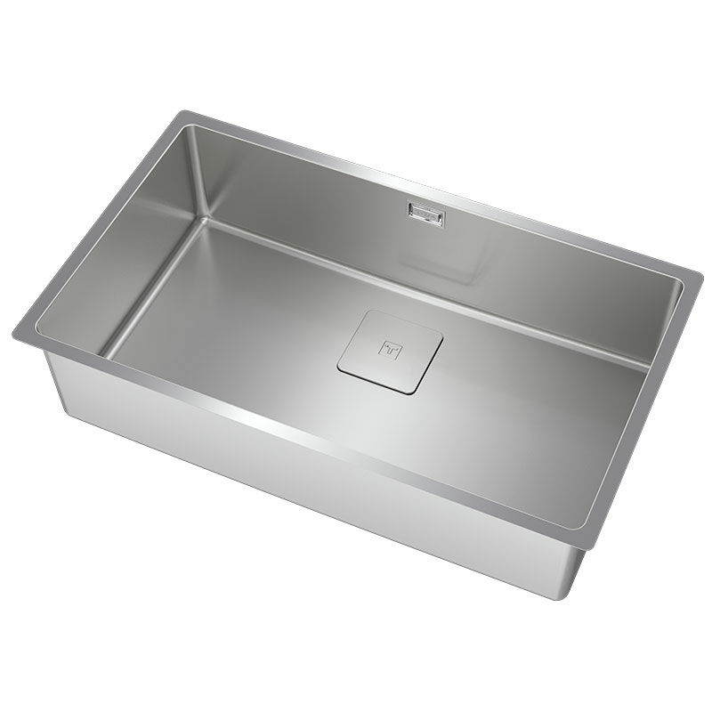 Fregadero 1 cubeta Teka FlexLinea RS15 71.40 M-XT PureClean – Acero 18/10, PureClean SoftTexture, Sobre encimera