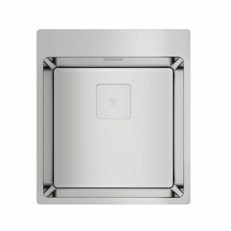 Fregadero Teka ForLinea RS15 40.40 – Acero inoxidable 18/10, Cubeta 20 cm, Enrasado/encastrado