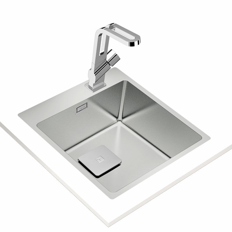 Fregadero Teka ForLinea RS15 40.40 – Acero inoxidable 18/10, Cubeta 20 cm, Enrasado/encastrado