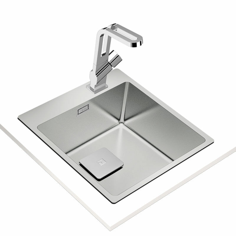 Fregadero Teka ForLinea RS15 40.40 – Acero inoxidable 18/10, Cubeta 20 cm, Enrasado/encastrado