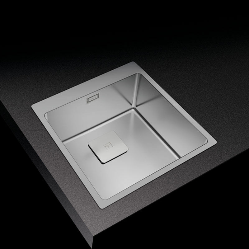 Fregadero Teka ForLinea RS15 40.40 – Acero inoxidable 18/10, Cubeta 20 cm, Enrasado/encastrado