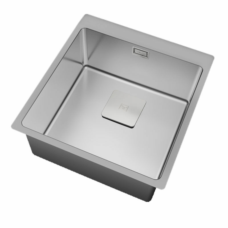 Fregadero Teka ForLinea RS15 40.40 – Acero inoxidable 18/10, Cubeta 20 cm, Enrasado/encastrado